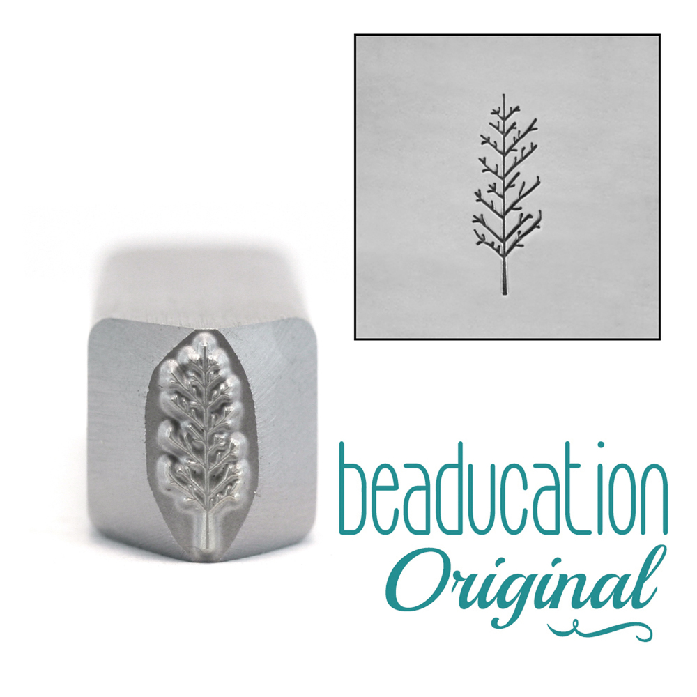Metal Stamping Tools Large Winter Tree 11mm Metal Design Stamp - Beaducation Original